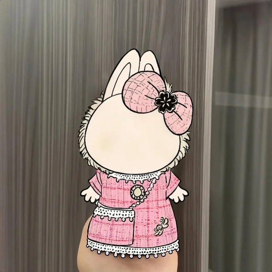 17cm Doll Clothes Outfits for Clothes Set Dolls Keychain Accories Faking Animal Style Outfit 6.7 Inches Cute Doll Clothes Suita