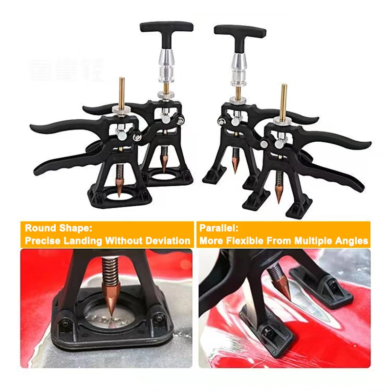 Car Sheet Metal Dent Quick Puller Spot Welding Pulling Unit Car Body Fine Repair Tools Small Leveling Bar Lifter Automotive Tool