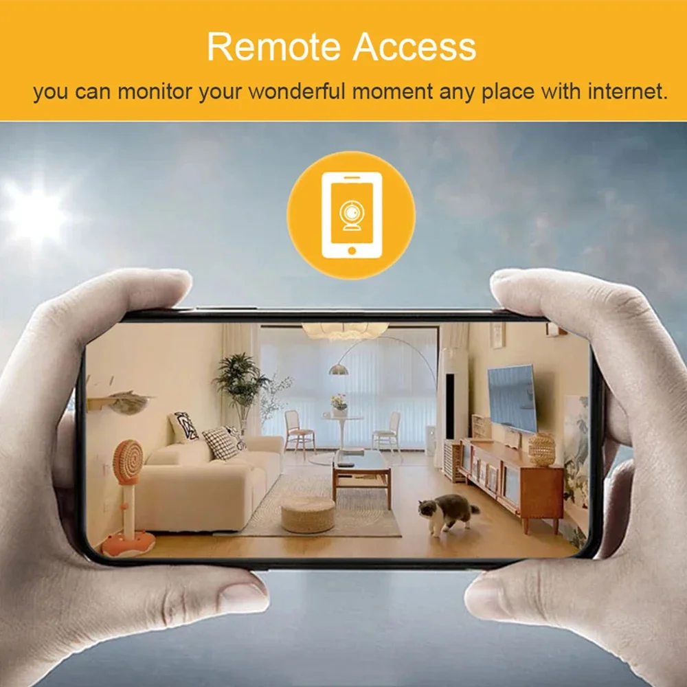 V380 PRO Mini Camera Wireless WiFi Outdoor Built-in Battery PIR Human Detection Video Monitor 5MP Home Surveillance Cameras