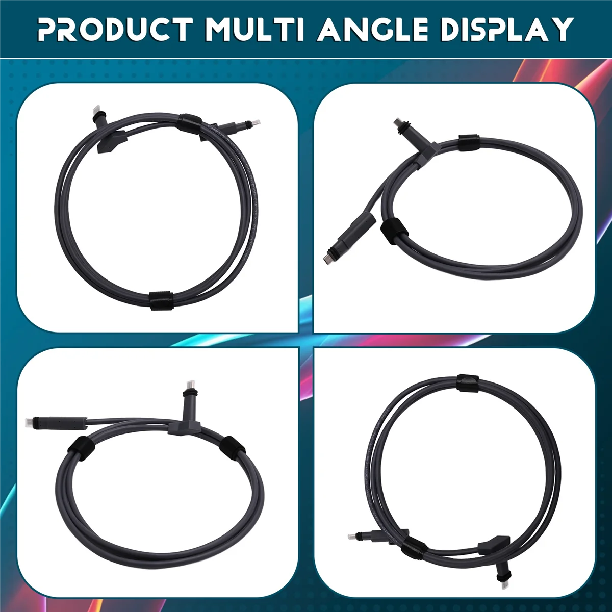 Rectangular Satellite Replacement Cable 1000Mbps for Rectangular Satellite V2 Cable Repair