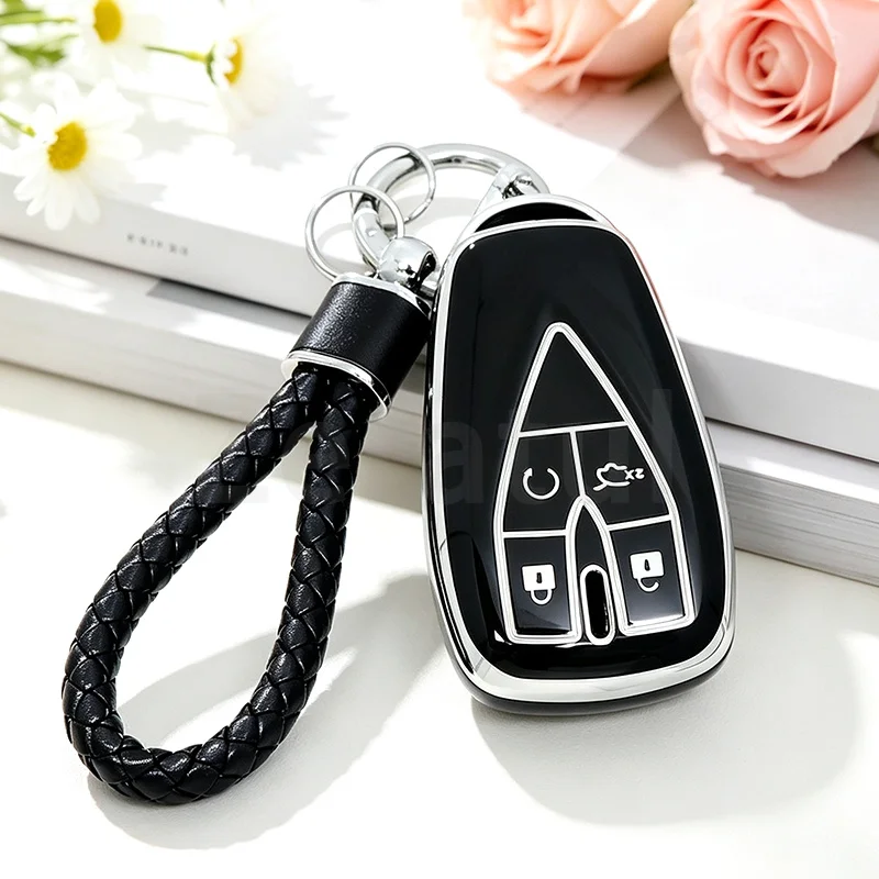 4 Buttons TPU Shell Holder Bag Protector Car Remote Key Case Cover For Changan Cs35 CS55 PLUS Cs75plus Univ Unit X5 X7 Unik 2021