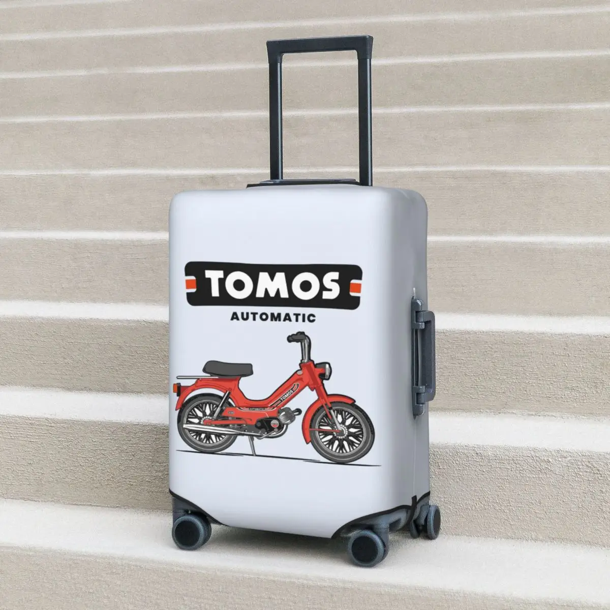 

Tomos Automatic — красный защитный чехол для чемодана, эластичные защитные чехлы для дорожного багажа на 18–32 дюйма