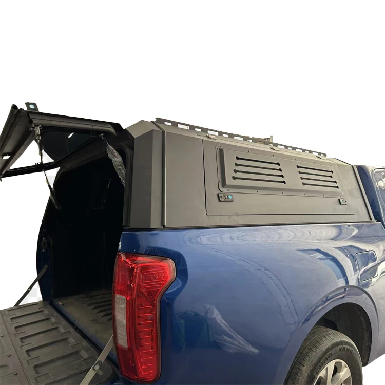 

High quality, low price Manually Operated Lockable Split Hardtop Waterproof Pickup Truck Cover for NavaraS Np300 Pickup Trucks