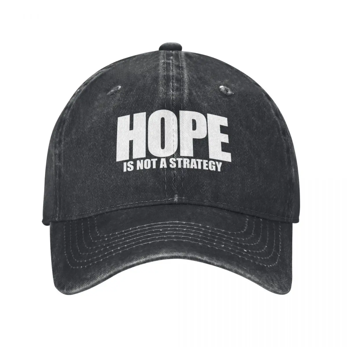 Hope Is Not A Strategy Baseball Cap Beach derby hat Golf Wear Men Women's