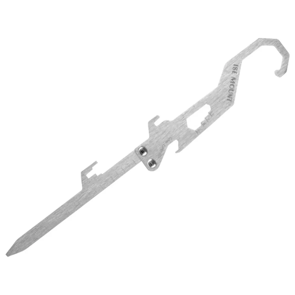 

Creative Tent Ground Stakes Foldable Stainless Steel Outdoor Tent Nail Bottle Opener Hook Design Folding Tent Stakes