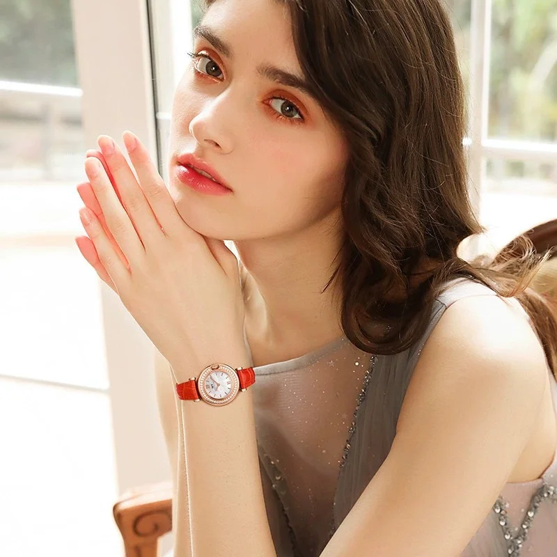 CARNIVAL Brand IW High-End Series Luxury Diamond Watch for Women Fashion Elegant Waterproof Quartz Wristwatch Ladies Dress Watch - Image 6