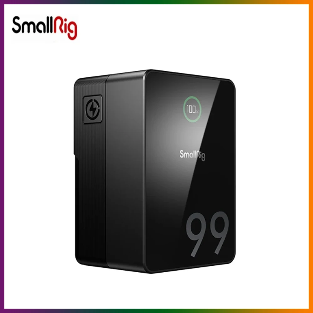 SmallRig VB99Pro 99Wh Mini V-Mount Battery 100W Fast Charging 3500mAh High-Capacity Type-C/D-TAP Input/Output 4292 Battery