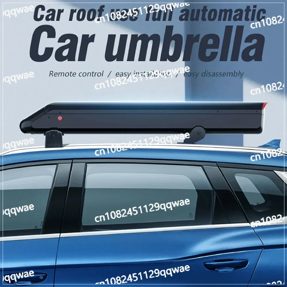 Fully Automatic Sunshade on Roof Car Sunshade Umbrella 3.8*2.7M Mobile Car Canopy Windproof Hail Proof Sunshade Automobiles