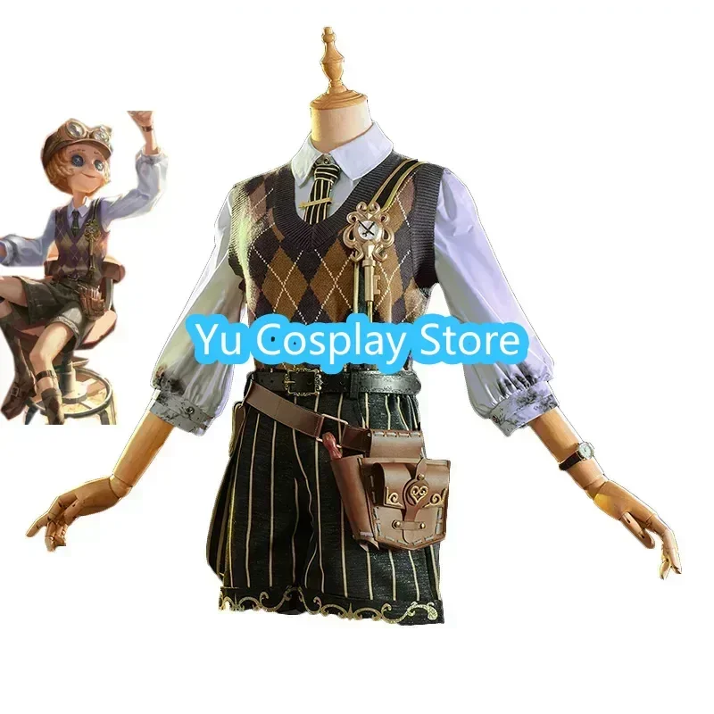 Game Identity V Mechanic Tracy Reznik Cosplay Costume Party Suit Shirt Vest Pants Halloween Uniform Anime Clothing Custom Made