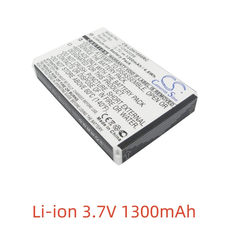 

Li-ion Rechargeable Battery for Logitech Remote Control,3.7V,1300mAh,Harmony 1100i Remote, Squeezebox Duet Controler, C-RL65