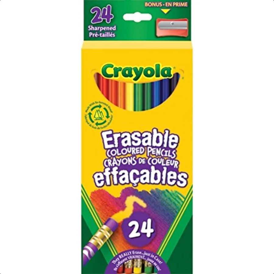 

KS 24 Erasable Colored Pencils