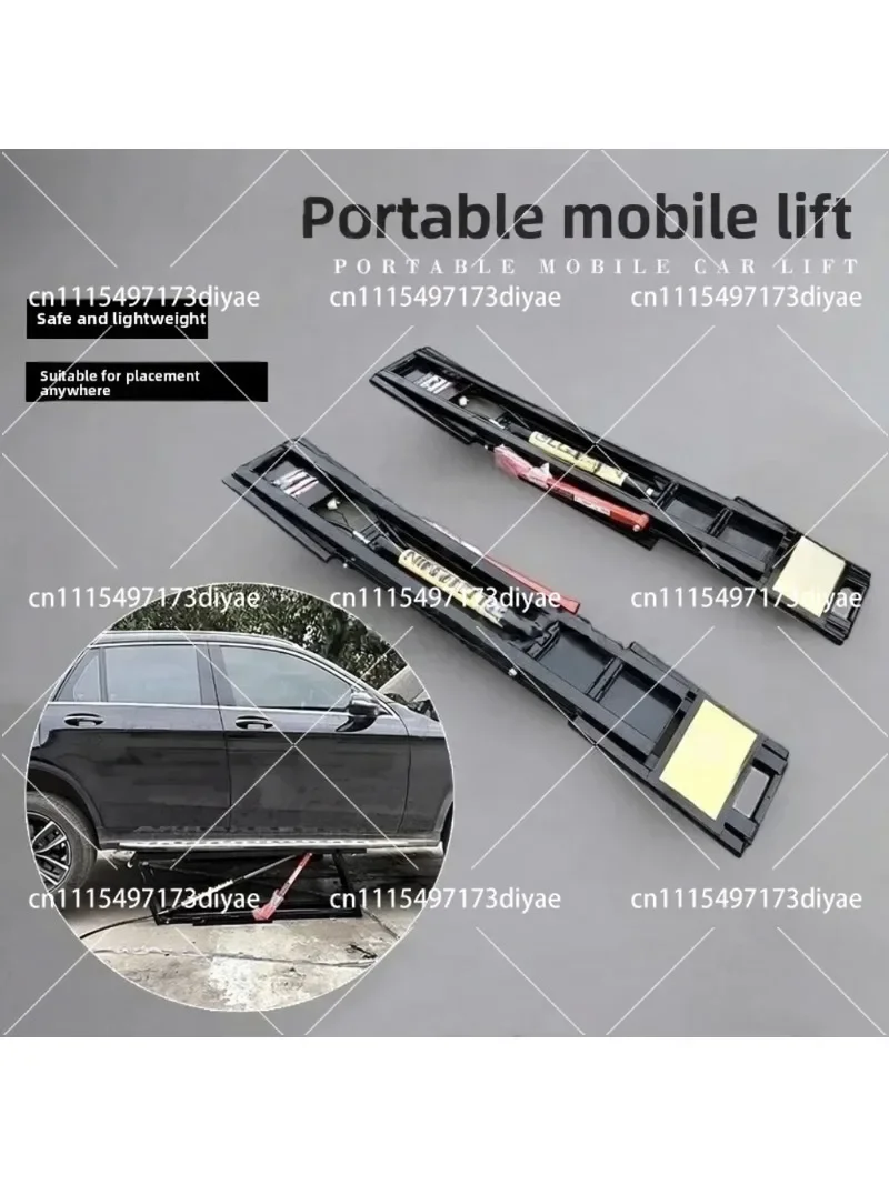 Portable Mobile Scissor Lift Car Repair Platform Auto Mechanics Garage Equipment