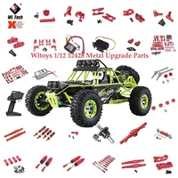 Aleación De Choque Delantero Y Trasero Metal CNC 6061 Para Wltoys 12428 12429 12427 12423 FY 01 03 1/12 RC, Piezas Actualización