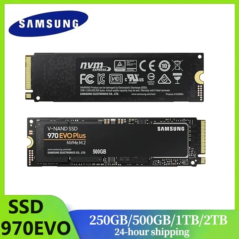 Samsung SSD 970 EVO Plus MLC NVMe M.2 2280 500GB 1TB 2TB Internal Solid State Drive PCIe 3.0x4 250GB For Laptop Desktop SSD