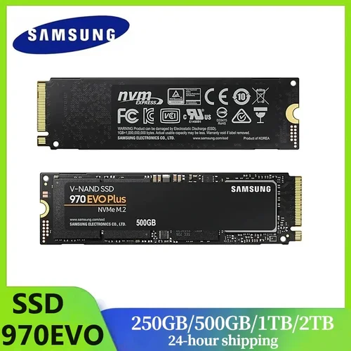 Samsung SSD 970 EVO Plus MLC NVMe M.2 2280 500GB 1TB 2TB unidad interna de estado sólido PCIe 3,0x4 250GB para ordenador portátil SSD de escritorio