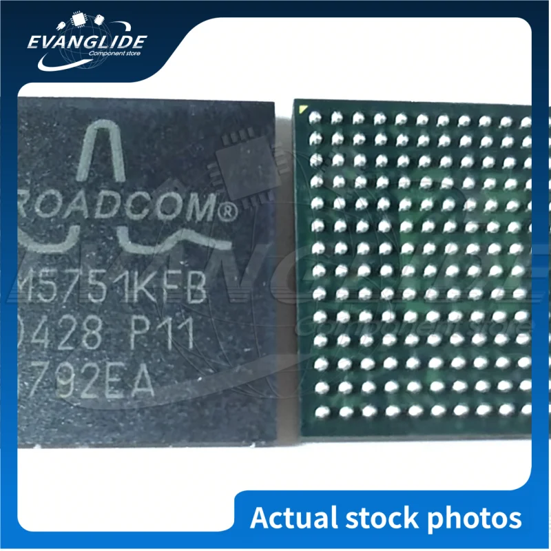 

2 шт./лот, 100% оригинальный и новый коммуникационный чип BCM5751KFB, в наличии, оптовая скидка