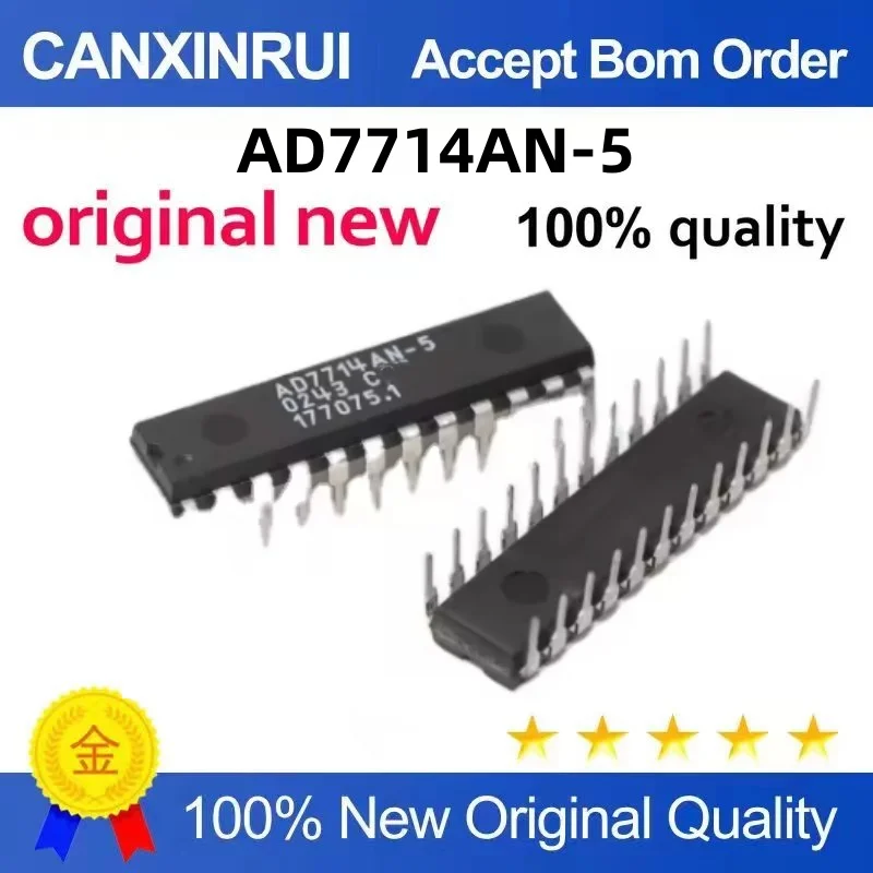 

AD7714 AD7714AN-5 AD7714ANZ-5 DIP24 Analog-to-Digital Converter Chip Imported Hot Sale