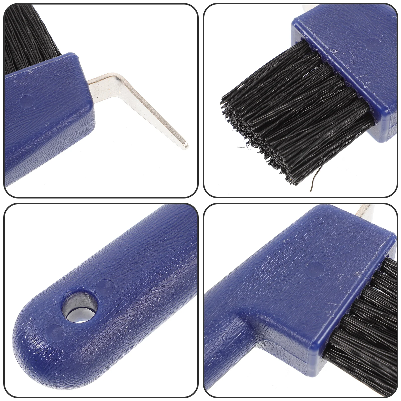 Horse Hoof Care Tools Brush Cleaning Grooming Picks for Horses Handle Trimmer Grip