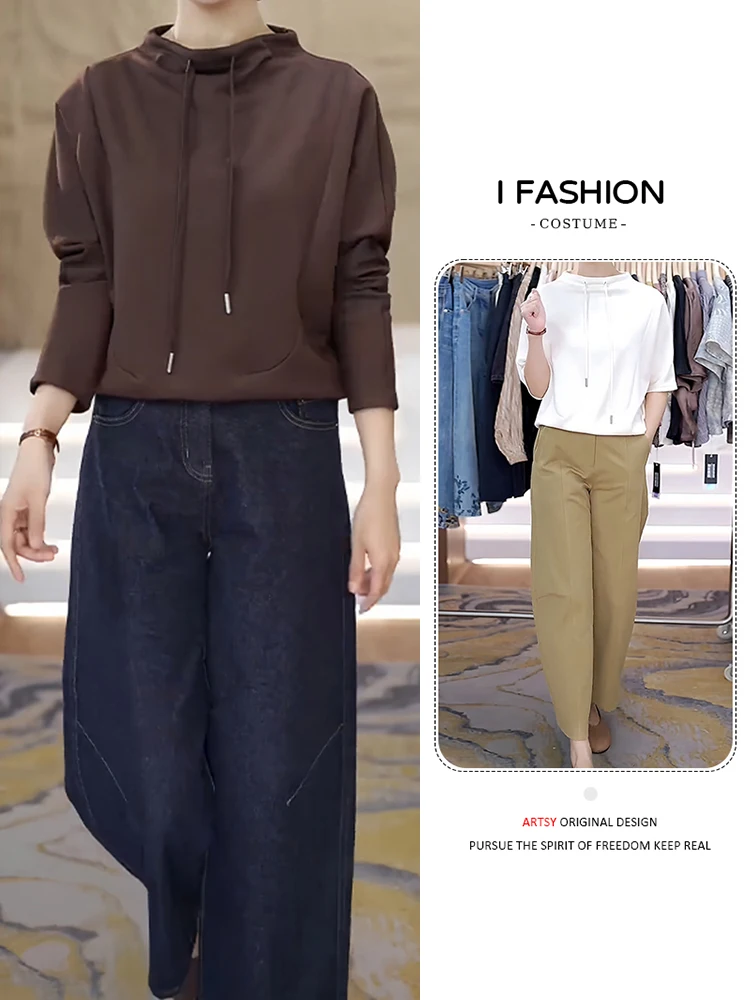 

Casual Loose Sweatshirt Women's Fashion Spring New Simple Style Anti-Aging Street Style Top Quality Korean Version Long Sleeve