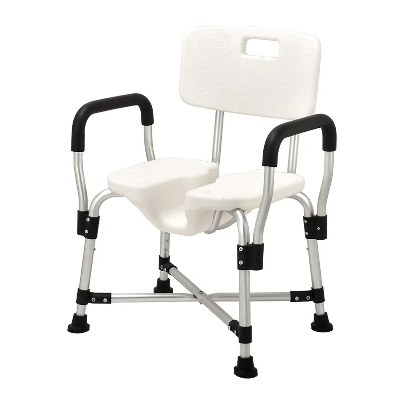 Popular the elderly bath chair elderly shower chair cleaning private bathroom stool armrest non-slip bath seat