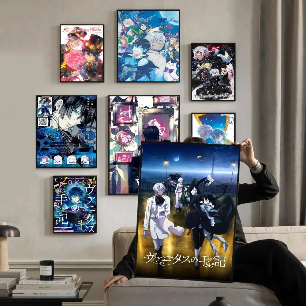 The Case Study Of Vanitas Anime Gothic Vampire Poster Self-adhesive Advanced Aesthetic Printing Paper Wall Art Living Room Home
