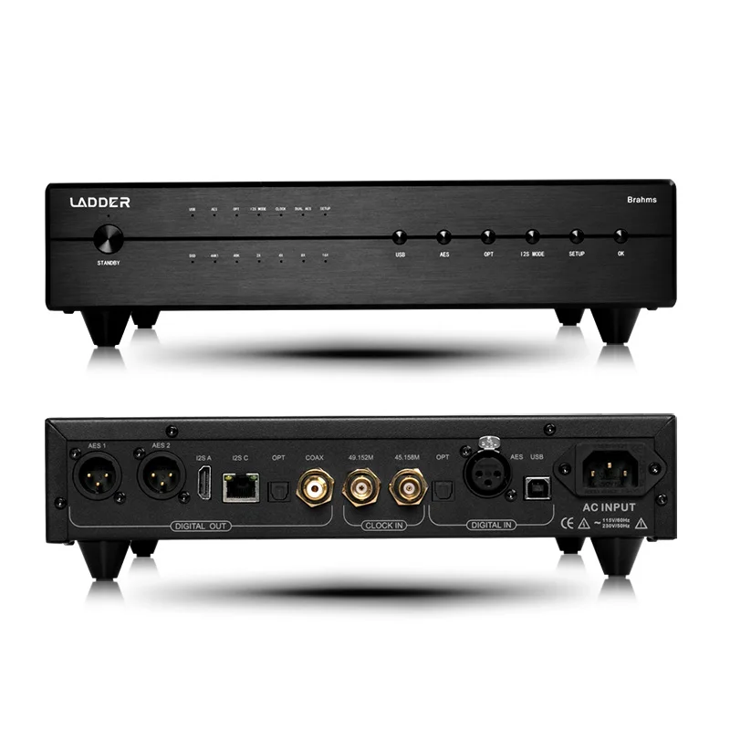 Ladder Brahms Player digital interface DSD coaxial /optical Low jitter clock HIFI