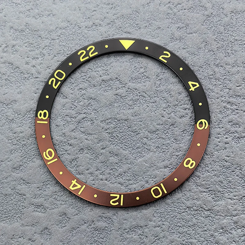 38mm*31.5mm GMT Style Flat Bezel NH35 Case Ring Fits SKX007 SKX009 SRPD Case NH36 NH35 Movement Men's Diving Watch Bezel Replace - view 3