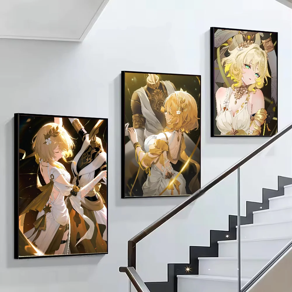 1 قطعة هونكاي ستار السكك الحديدية ويكي Aglaea لعبة المشارك ذاتية اللصق الفن ورق مقاوم للماء ملصق مقهى بار غرفة جدار ديكور