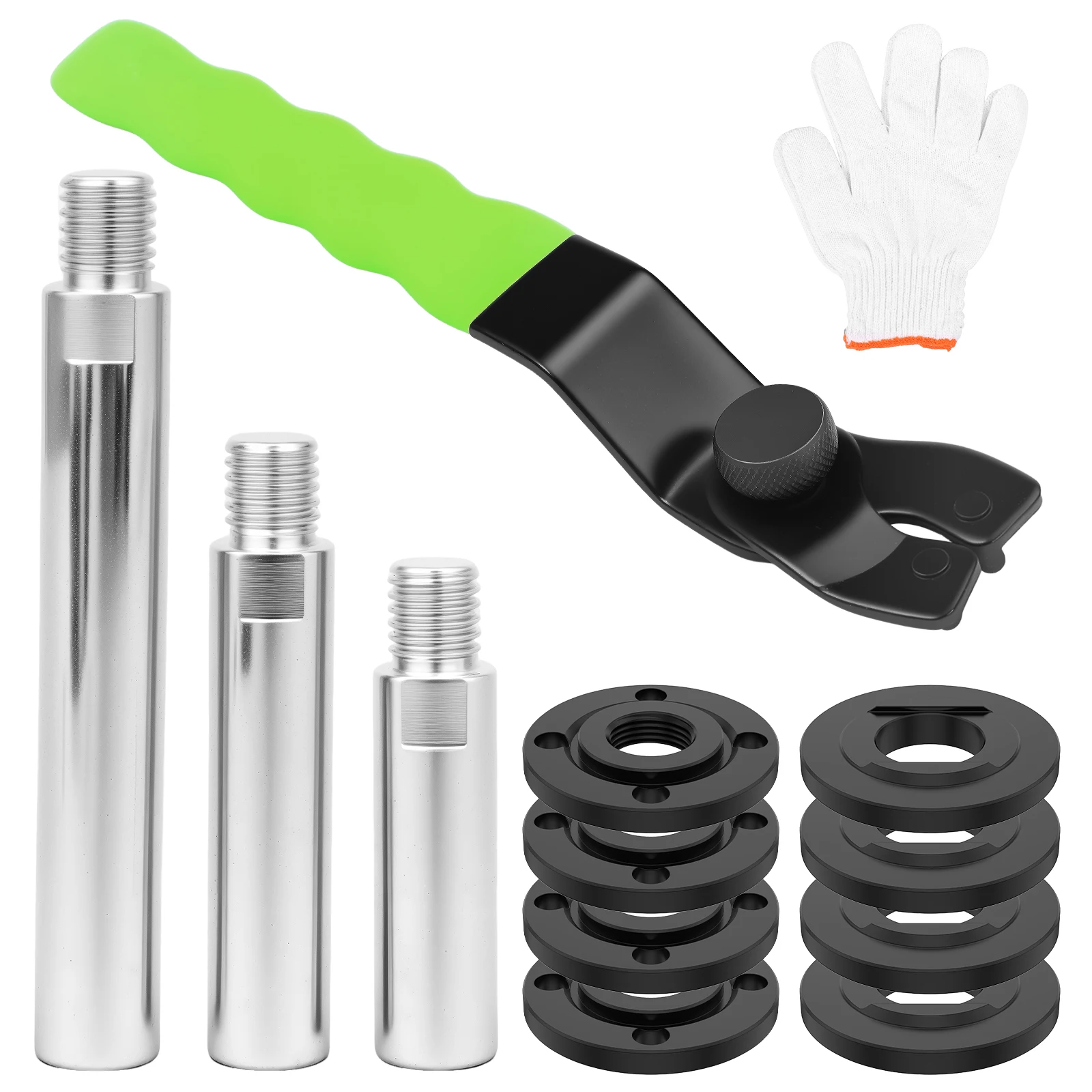 

Angle Grinder Extension Shaft Rod Angle Grinder Attachments with 5/8"-11 Thread,Grinder Power Tool Include Grinder Extension Sh