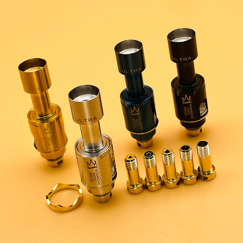 DSX Monarchy Mobb Ultra Style RBA puente Vape para BB Billet Boro Mod con 6 uds pines de aire 1,0/1,2/1,5/2,0/2,5/3,0mm
