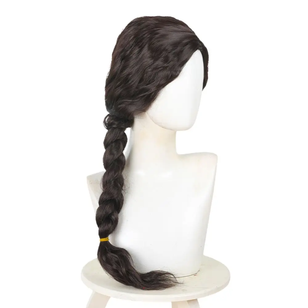 شعر مستعار كوسبلاي من Wicked Elphaba للنساء، شعر أسود طويل مقاوم للحرارة، شعر صناعي، دعائم لعب الأدوار، إكسسوارات أزياء الهالوين