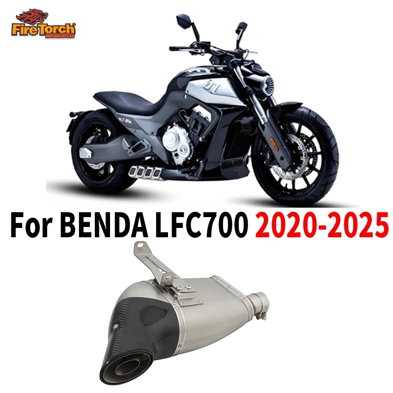 

Глушитель Slip-On для мотоциклов Benda LFC700 700LFC Lfc 700 2020-2025 с вынимаемой трубой DB Killer от Espace Moto