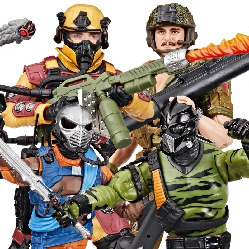 Venta caliente Original Hasbro Fuerzas Especiales Serie Anime Figura G.I. Figura de acción Darklon de la serie Joe, juguete para niño y niña, regalos para niños