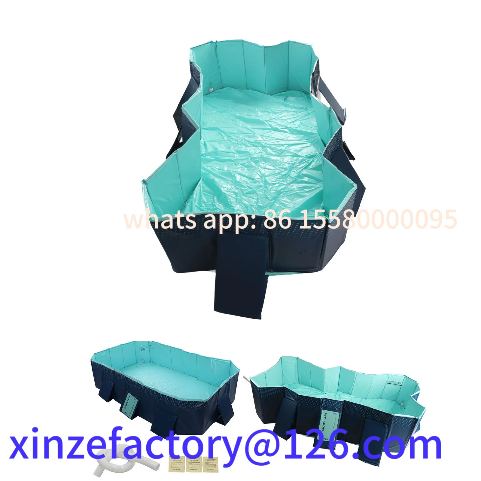 

Customizable Backyard Pool Foldable Swimming Pool Folding Oversize Bathl Inflation for Home Outdoor