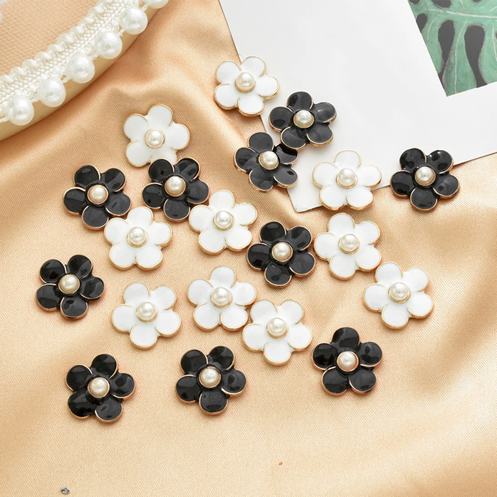 

8pcs Diy Decoration Flower Jewelry For Clothes Brooch Alloy Shoe Decor Hair Clamp Accessories Floral Clothing Diy Craft Decors
