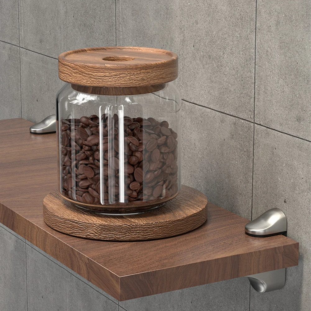 Furniture Setup Adjustable Shelf Support Glass Shelf Support Black Modern Design Quick Installation Adjustable Feature