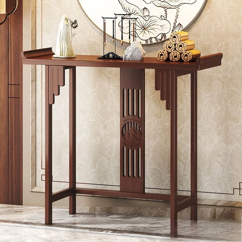 Chinese solid wood Xuanguan platform, Buddhist platform incense table, household shrine table
