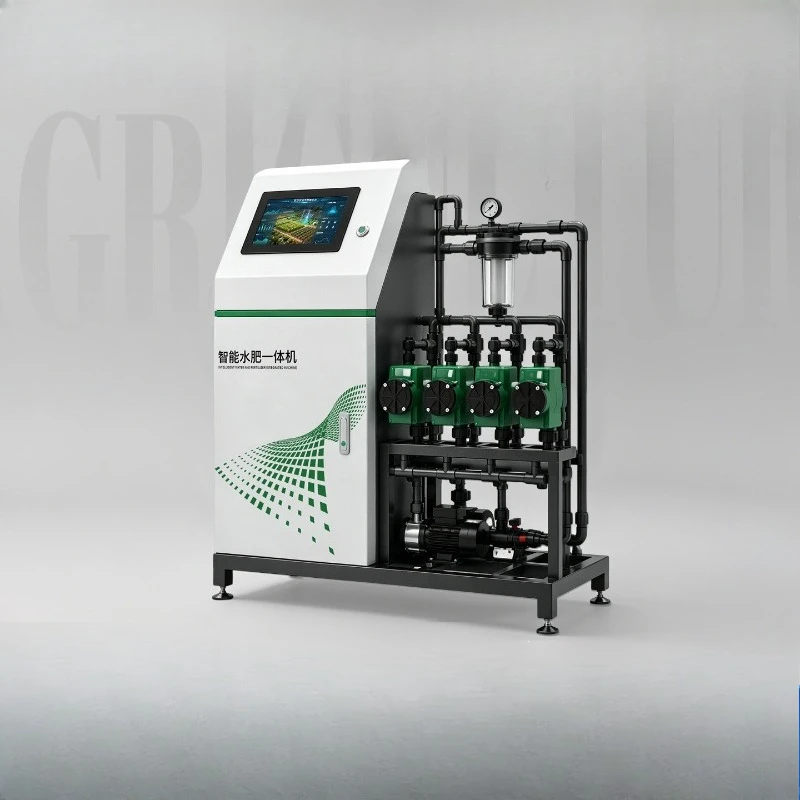 Intelligent water and fertilizer integrated mechanized equipment, Chinese herbal medicine Camellia oleifera irrigation