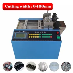 LY-100 Microcomputer Automatic Cutting Machine, for Pipe,PVC Heat Shrink Sleeve Shrinking Tube, Wire Rope Cutter 0-100mm