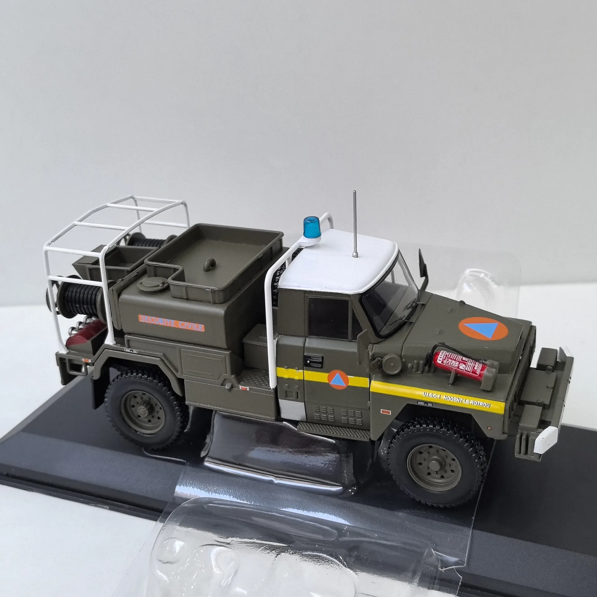 Diecast ODEON escala 1/443 ACMAT TPK 4-35-C CCFM modelo de carro de liga de motor de bombeiros brinquedo colecionável presente lembrança ornamento de exibição