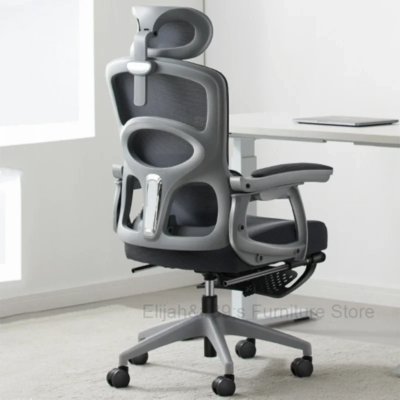 Lounge Ergonomic Office Chair Computer Mobile Living Room Office Chair Swivel Rolling Accent Silla Con Ruedas Modern Furniture