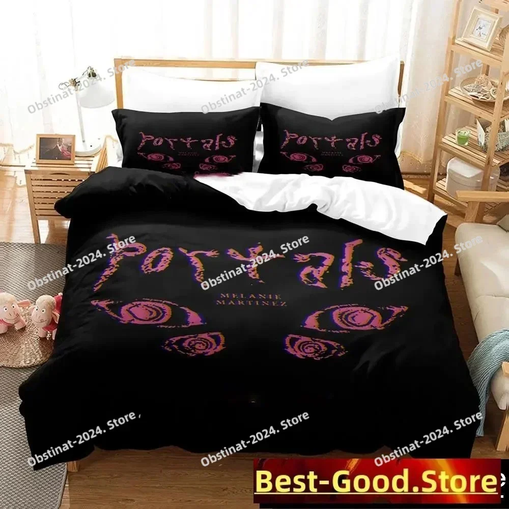 3D Portals Melanie Martinez album Bedding Set Print single Comforter Quilt Bed Duvet Cover Pillow Case 3 Pieces Kids Adult Size