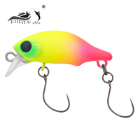 LTHTUG 2024 NEW Puppet Surface Minnow 31mm 1.4g Floating Shallow Diving Crankbait Fishing Lure For Area Trout LW122