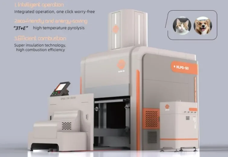 Animal Waste Incinerator Pet Incinerator with 20KG 30KG 50KG Capacity Core Components Included Engine Gear Motor Pump Bearing