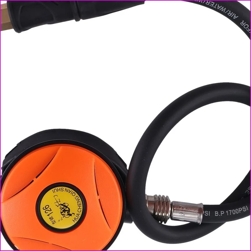 

Scuba Diving Diver Regulator Diving Snorkel Tube Snorkeling Equipment Pressure Reducer 2Nd Dive Diving Regulator-Orange-A57M