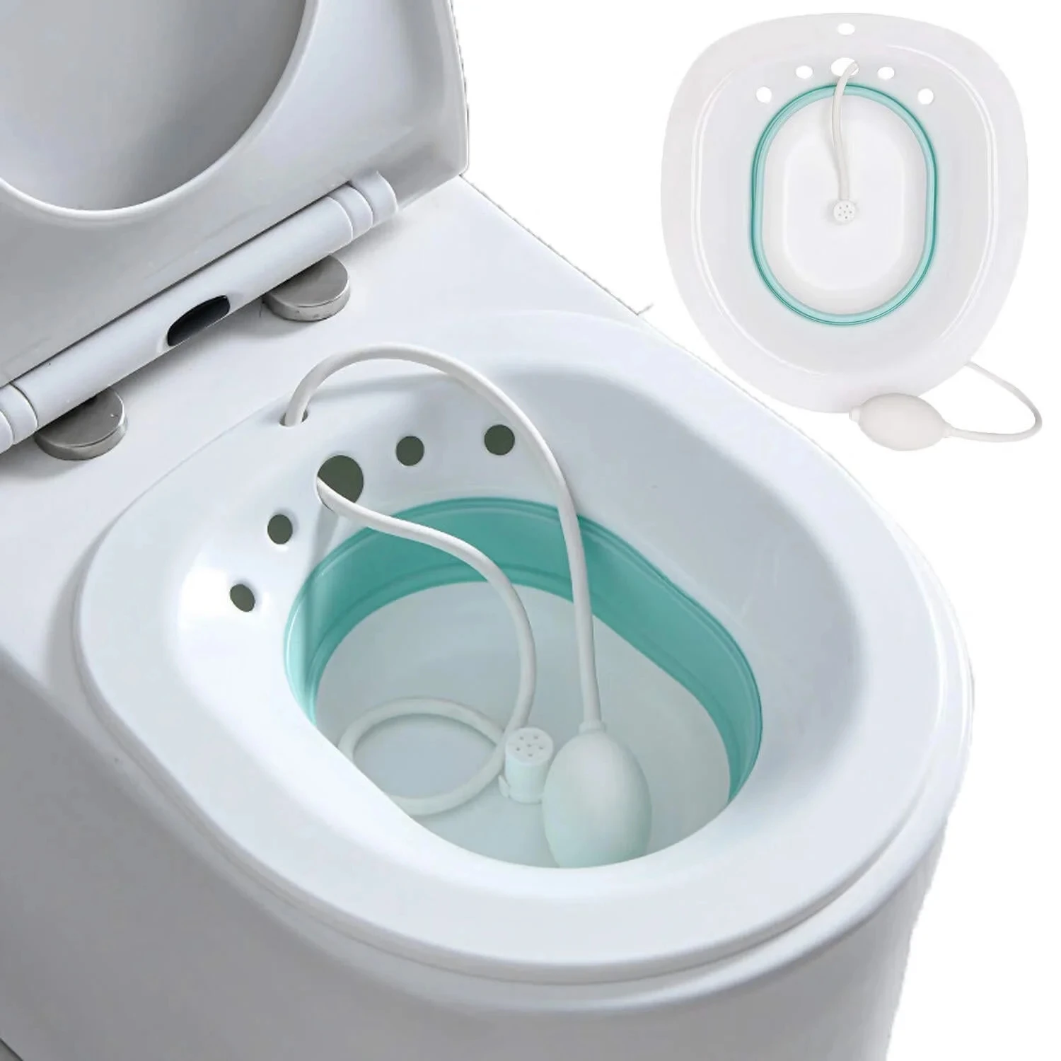 

Folding Toilet Nursing Basin Maternity Pregnant WomenBidet Private Buttocks FlushingSeat ComfortablePain Relief SafeAnd Hygienic