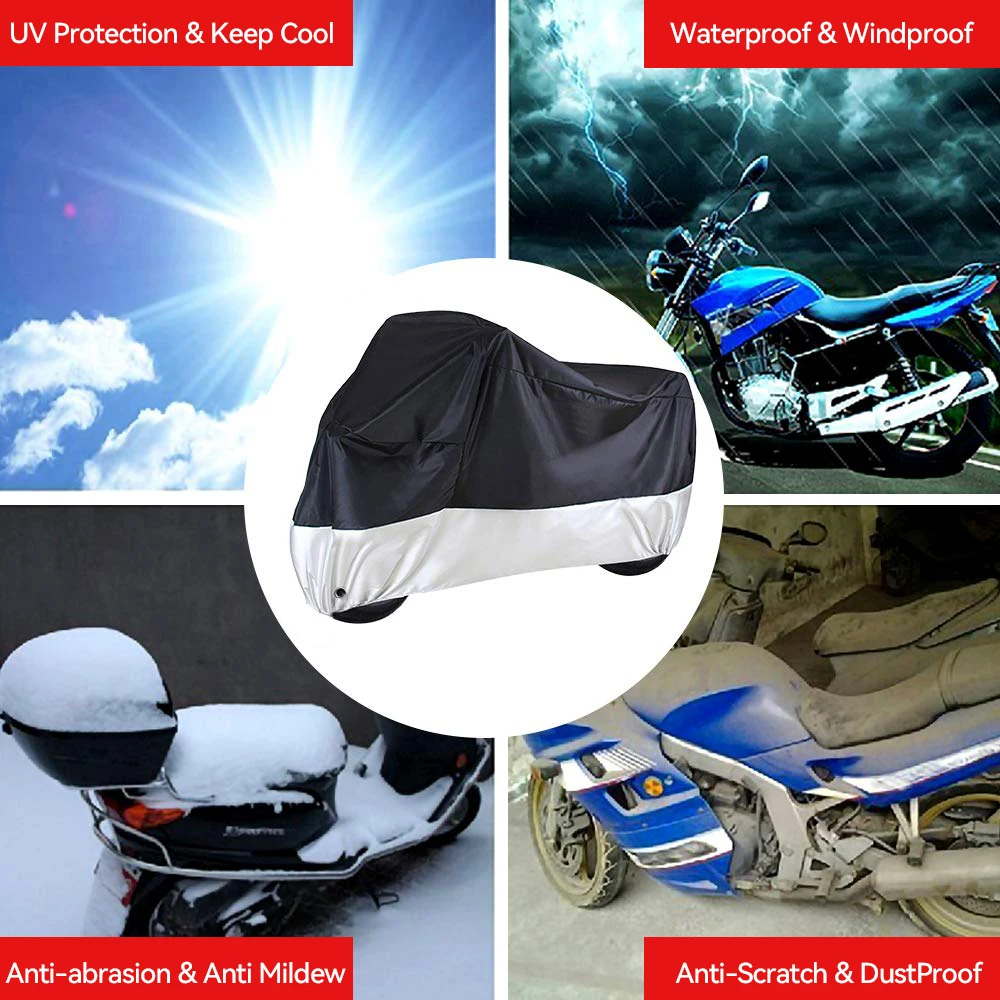 Motorcycle Cover Outdoor Uv Protector Waterproof Dustproof bike Scooter Cover For YAMAHA XMAX X-MAX 125 250 300 400 MT09 MT07