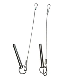 2 PCS Pole Quick Release Pins Locking Pin For Survey Pole Plug Fit all Surveying Pole Bolt Nose 55mm Length Rod Diameter 6mm