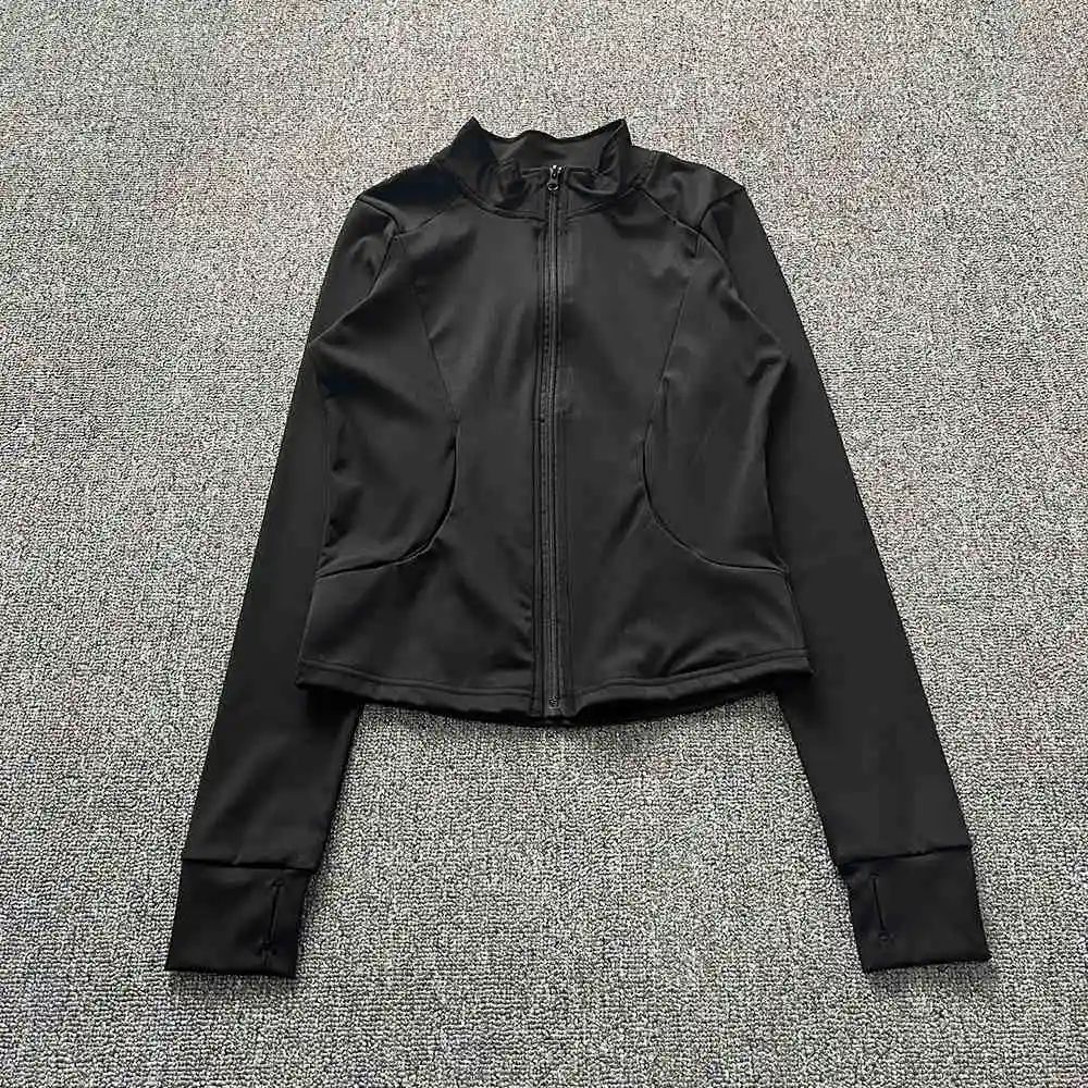 

Женский легкий облегающий топ для йоги с длинными рукавами, быстросохнущая высококачественная одежда для бега на открытом воздухе и фитнеса