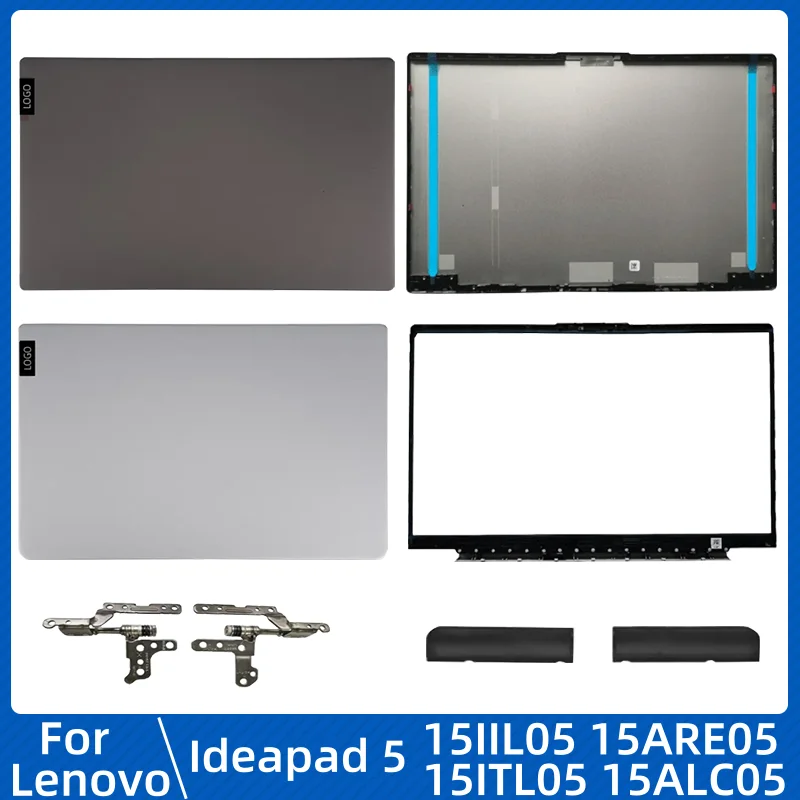 Imagem -01 - Tampa Traseira do Lcd do Portátil Dobradiças da Moldura Frontal Tampa Traseira Lenovo Ideapad 15iil05 15are05 15itl05 15alc05 2023 2023 Novo tampa traseira do lcd do portatil dobradicas da moldura frontal tampa traseira lenovo ideapad 15iil05 15are05 15itl05 15alc05 2023 2023 novo 01